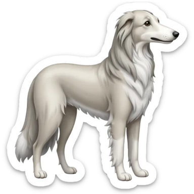 Borzoi sticker