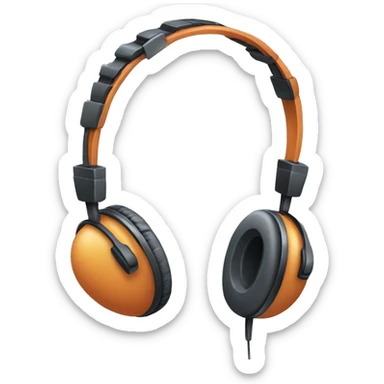 headphones with mic and has hamm sticker