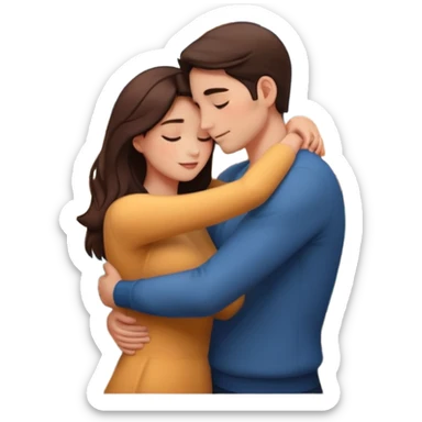 intimate moment by the window sticker