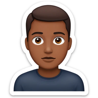 user picture placeholder, dark colors sticker