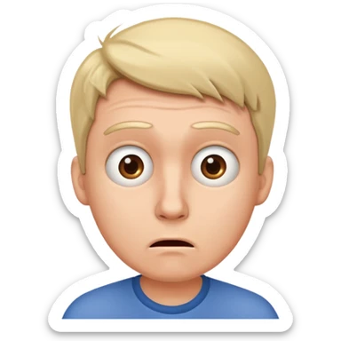 Guy confused  sticker