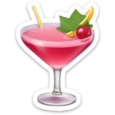Cosmopolitan drink sticker