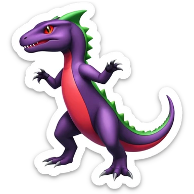Salandit-Noibat-Larvitar-Hybrid (Full body) sticker