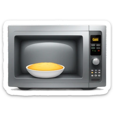 microwave plate sticker