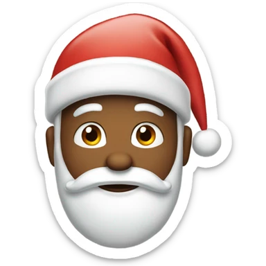 Santa with Mickey ears sticker