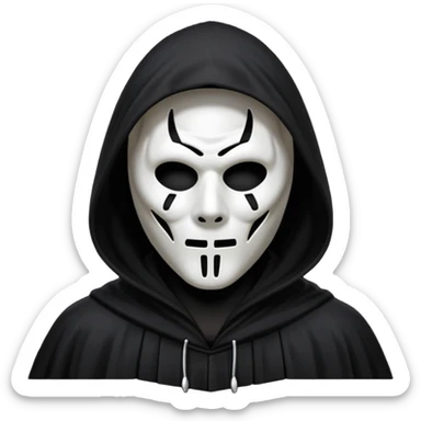 ghostface from scream sticker