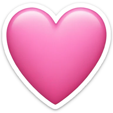 pink heart sticker