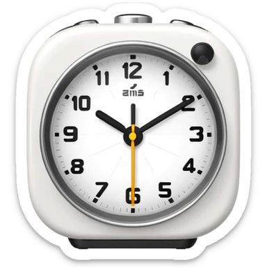 um DESPERTADOR minimalista sticker