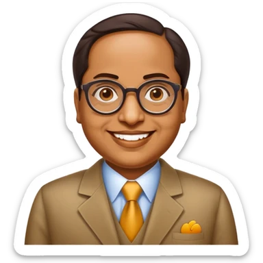 Dr bhim rao Ambedkar emoji art sticker