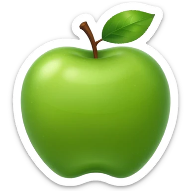 Símbolo manzanita de iPhone súper realista  sticker