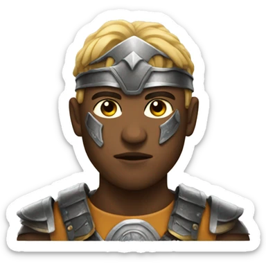 Internal gaze of a warrior  sticker