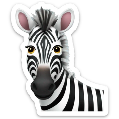zebra sticker