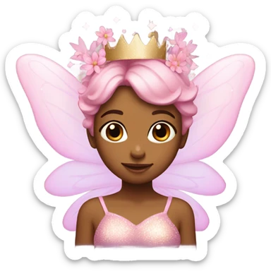 pink fairy sticker
