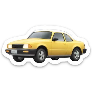 Christmas lights on a car sticker