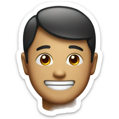 Smiling soy sauce sticker