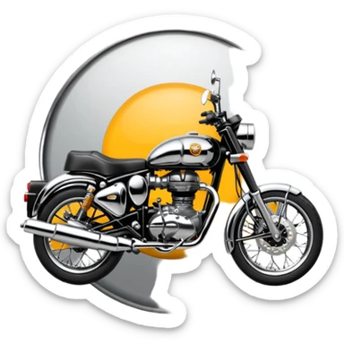 Royal Enfield logo sticker