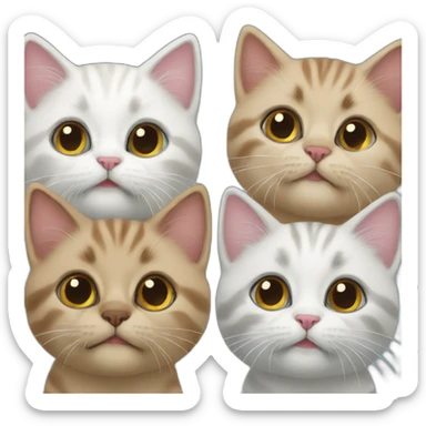 thounsand-kittens sticker