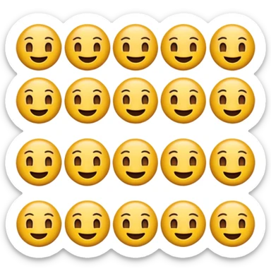 Emoji set of gojo example 😁😃🤣🥰🥲🥳😡😈🤬🤪😜😎🤒🤕🤑 sticker