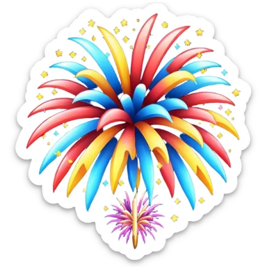 fireworks sticker