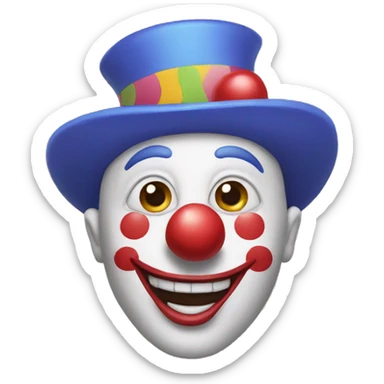 clown sticker