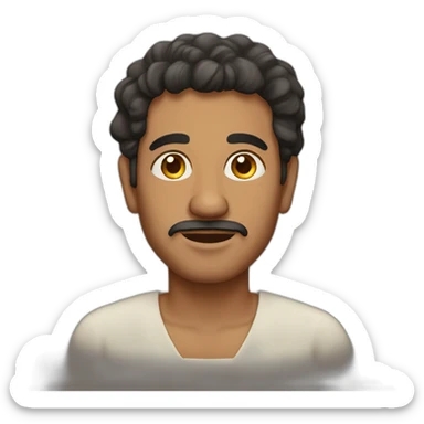 a morrocan man sticker