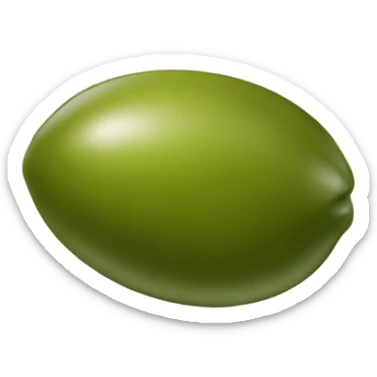 single green olive sticker