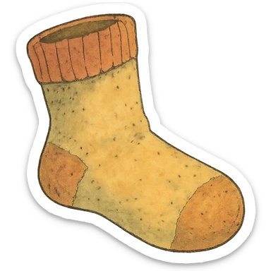 ghibli style sock sticker