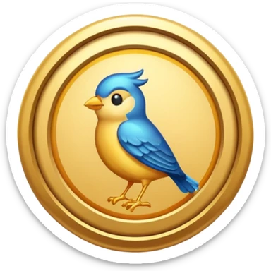 circular achievement style badge for early bird sticker