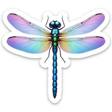 Peaceful Dragonfly sticker