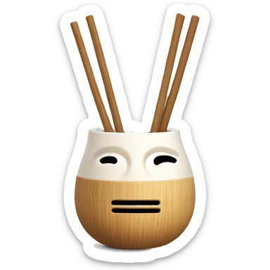 Aroma Diffusor with wood sticks  sticker