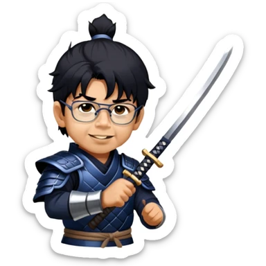 Warrior Samurai sticker