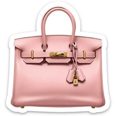 Birkin bag light pink  sticker