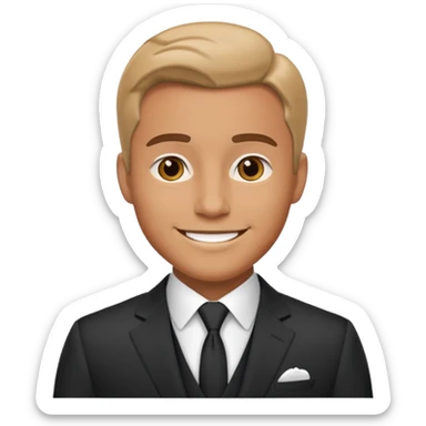 gentlemen vibe suit men sticker