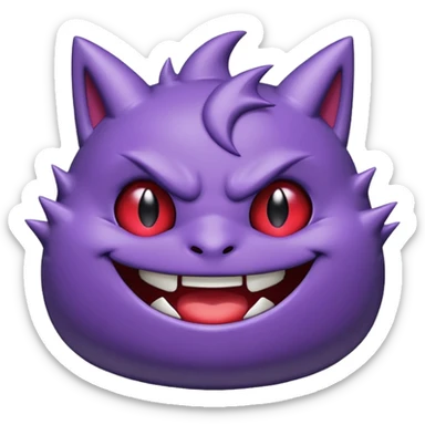 gengar chibi 2d emotes sticker