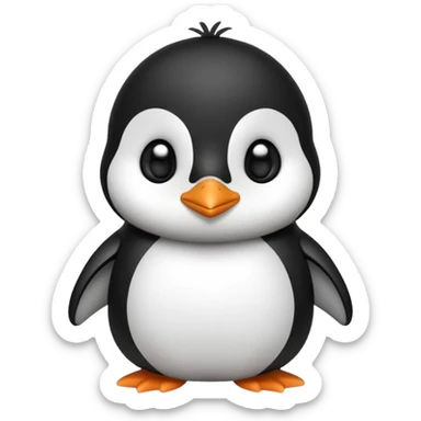 cute aesthetic penguin sticker
