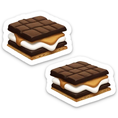 burnt s’mores  sticker