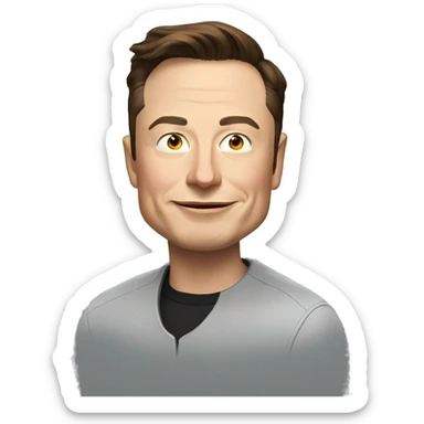 elon musk sticker