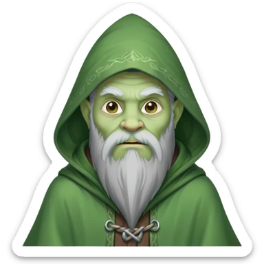 a big troll wizard sticker