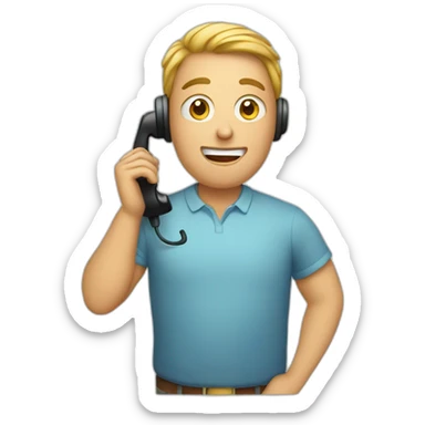 phone calling sticker
