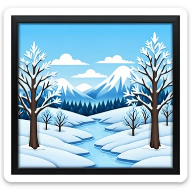 Himmel in frieren sticker