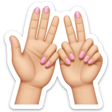 Pinky promise emoji sticker