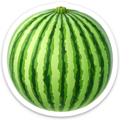 A whole watermelon sticker