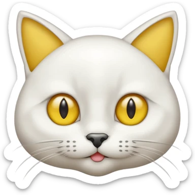 Un chat qui fait un doigt d’honneur sticker