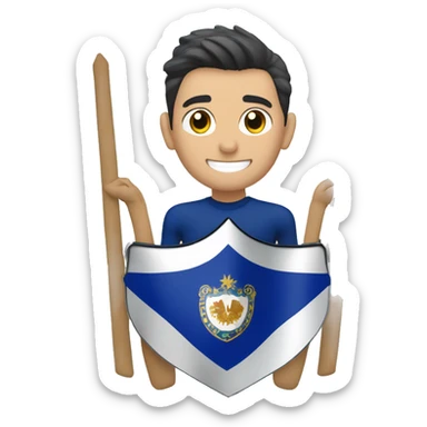 Escudo Gimnasia esgrima de la plata sticker