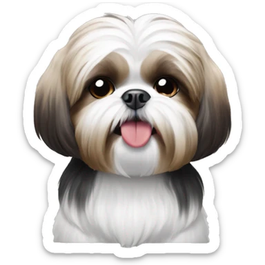 Shihtzu with diet pepsi sticker