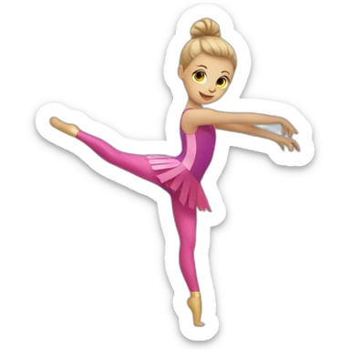Rhythmic gymnastics sticker
