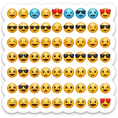 Aesthetic emoji's sticker