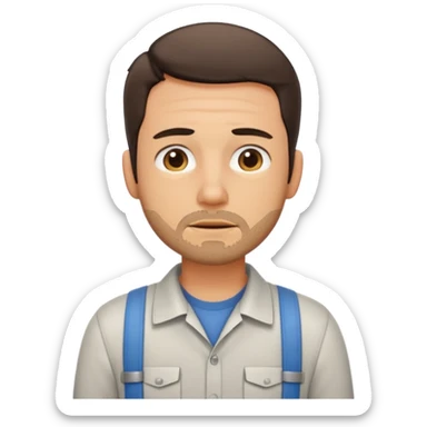 CANSADO LLEGANDO DE TRABAJO sticker