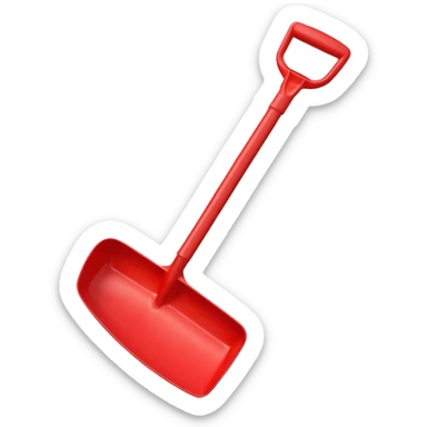 toy shovel sticker