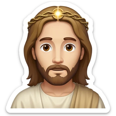 Jesus helping people sticker